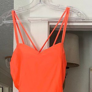 Jenny Rogan Exclusive dress. Size 8, Neon Orlange